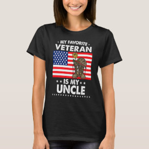 Min favoritveteran är min farbror Proud-viera T Shirt