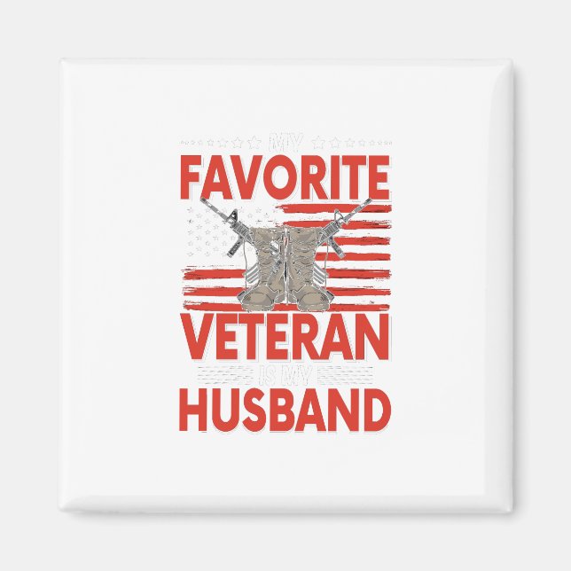 Min favoritveteran är min make magnet (Framsidan)