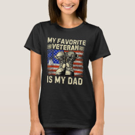 Min favoritveteran är min Pappa Fars dag T Shirt