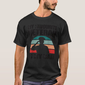 Min favoritveteran är min Pappa T Shirt