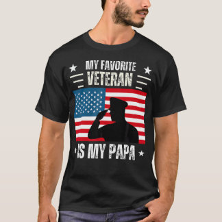 Min favoritveteran är min pappa t shirt