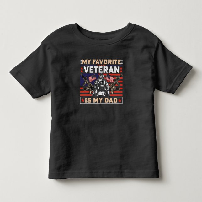 Min favoritveteran är min Pappa T Shirt (Framsida)