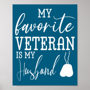 Min favoritveteran min make militärmake ar poster