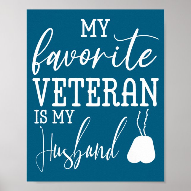 Min favoritveteran min make militärmake ar poster (Framsidan)