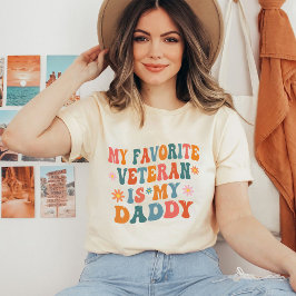 Min favoritveterinär är min Pappa Cute Groovy-dott T Shirt