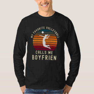 Min favoritVolleyball kallar mig Boykompis T Shirt