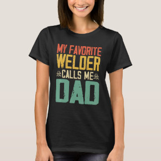 Min favoritwalder kallar mig Pappa Vintage Retro T Shirt