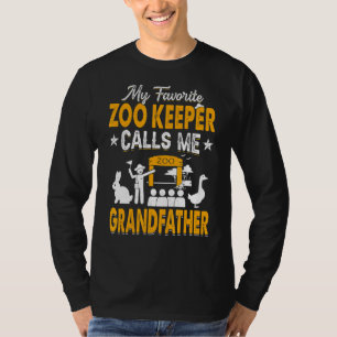 Min favoritzoo Keeper kallar mig farmor T Shirt