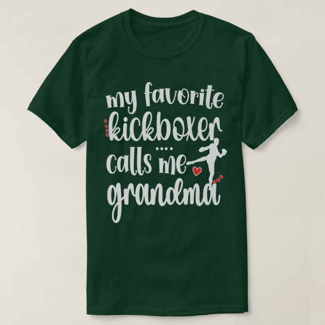 Min favororite Kickboer kallar mig Kickboing Grand T Shirt (Design framsida)