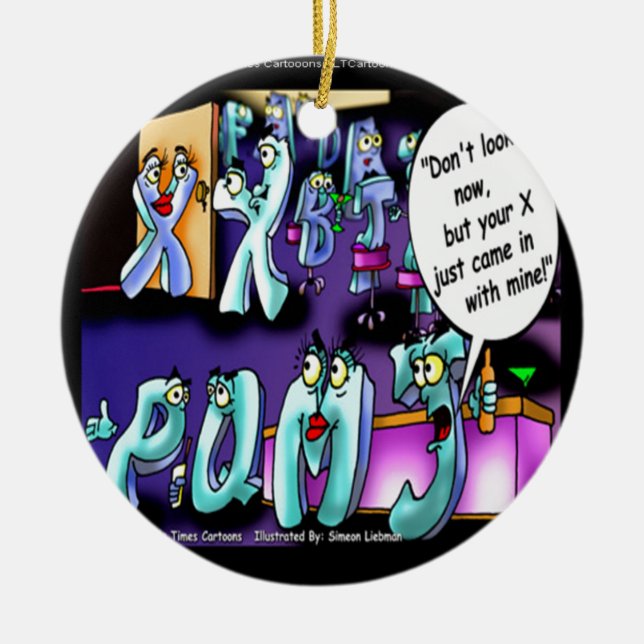 Min fd och din fd är roliga julgransprydnad keramik (Framsidan)