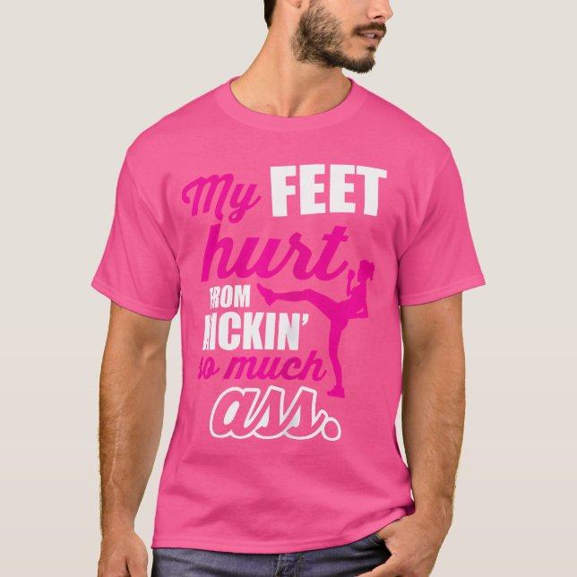 Min feed Ontr från Kickboxning T Shirt (Framsida)