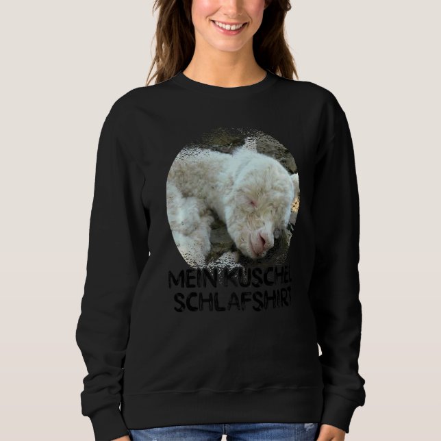 Min fega sömn Alpaca Llama T Shirt (Framsida)
