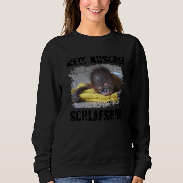 Min fega sömnapa Baby Orangutan T Shirt (Framsida)