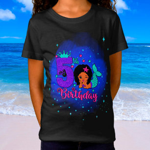 Min femte födelsedag-Sjöjungfru T Shirt