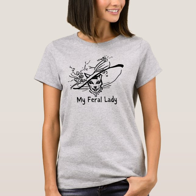 Min Feral Dam shirt T (Framsida)