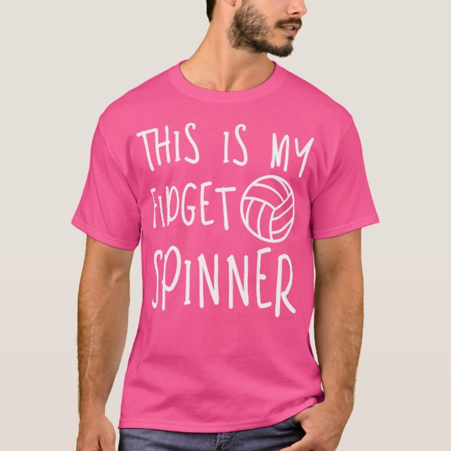 Min Fidget Spinner Volleyball T Shirt (Framsida)