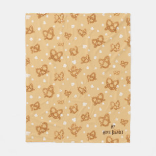 Min filmovie Blanket - Pretzels & Popcorn Snacks Fleecefilt