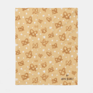 Min filmovie Blanket - Pretzels & Popcorn Snacks Fleecefilt