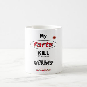 Min fisDÖDAbakterier. (MUGG) Kaffemugg