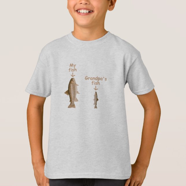 Min fisk, farfars fisk tee (Framsida)