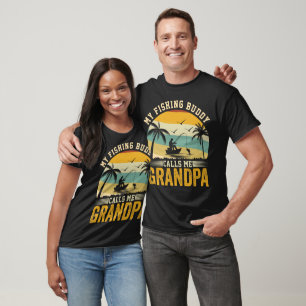 MIN FISKBUDDY KALLAR MIG GRANDPA T SHIRT
