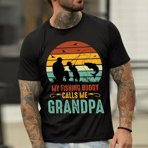 Min fiskedåd kallar mig Grandpa T Shirt