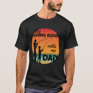 Min fiskedåd kallar mig Roligt i Pappa T Shirt