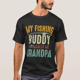 Min fiskekompis kallar mig farfar t shirt