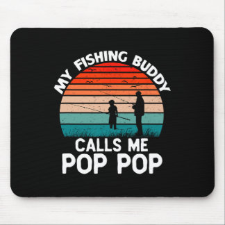 Min fiskekompis kallar mig Pop-pop Vintage Grandpa Musmatta