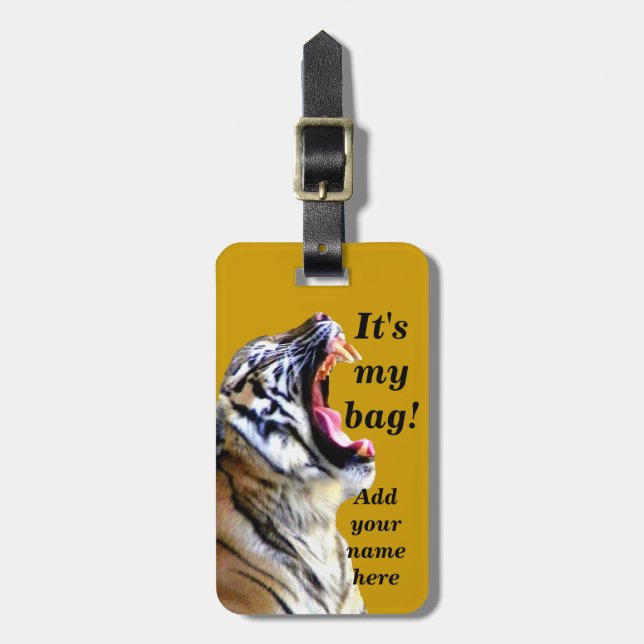 Min flagga!_Bagagetagg Bagagebricka (Vertikal Framsida)