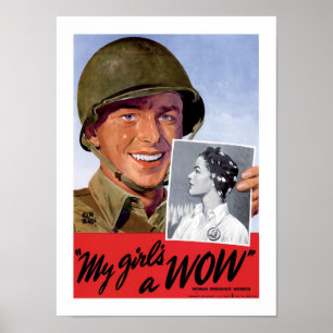 Min flicka är en Wow Poster
