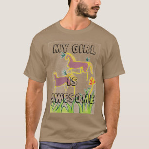 Min flicka är Fantastisk BFF Hakuna Matata Power U T-shirt
