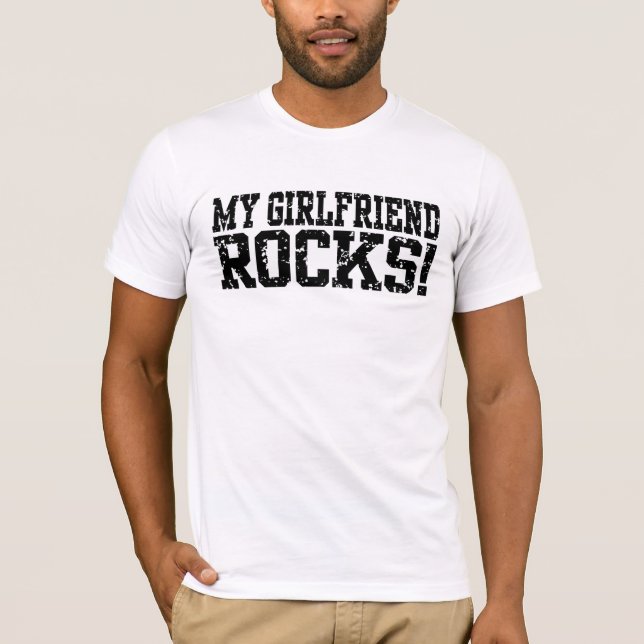 Min flickvän Sten T-shirt (Framsida)