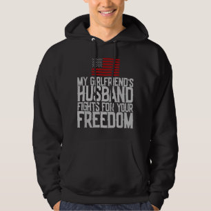 Min Flickväns Make Kämpar För Din Frihet Hoodie