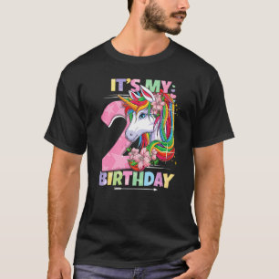 Min födelsedag 2:a födelsedag 2 år 2020 Un T Shirt
