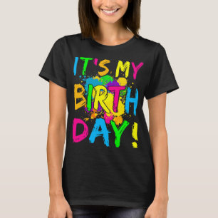 Min födelsedag, 80-talets Party-dräkt T Shirt