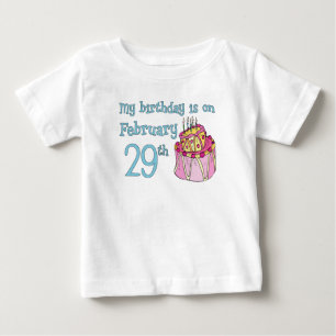 Min födelsedag äger rum på Februari 29th T Shirt