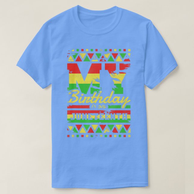Min födelsedag är den 10:e t shirt (Design framsida)