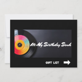 Min födelsedag Bruh Inbjudningar