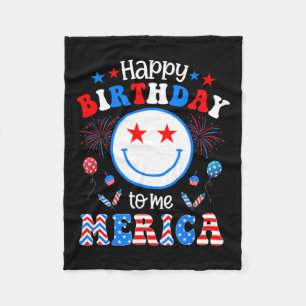 Min födelsedag den 4:e amerikanska Independence da Fleecefilt