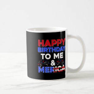Min födelsedag den 4:e amerikanska Independence da Kaffemugg