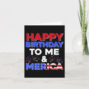 Min födelsedag den 4:e amerikanska Independence da Kort