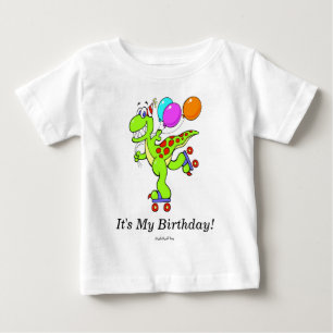 Min födelsedag (dinosauaur) tee