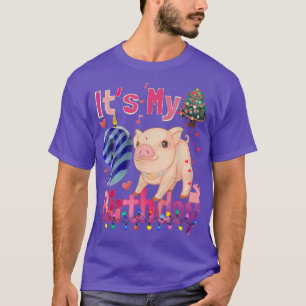 Min födelsedag flicka Gris 9 år gamla flickor Gris T Shirt
