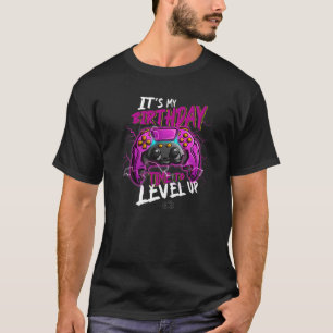 Min födelsedag för att jämna upp spelarfödelsedag t shirt