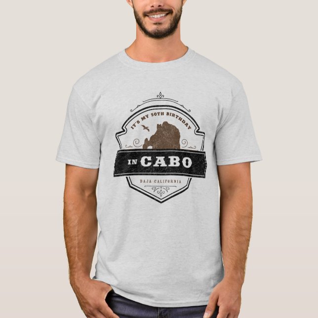 Min födelsedag i Cabo| Cabo San Lucas T-Shirt (Framsida)