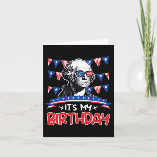 Min födelsedag Independence day George Washington Kort
