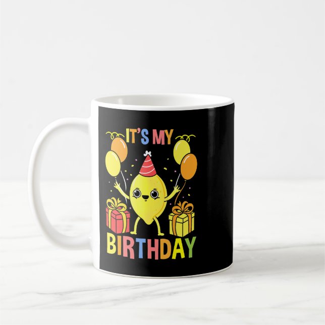 Min födelsedag Lemon Kaffemugg (Vänster)