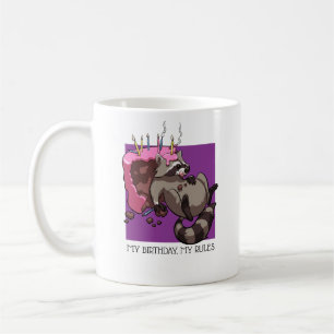 Min födelsedag min Regler-Tecknad för att skapa ra Kaffemugg