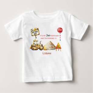 Min födelsedag och jag Gräver den! ByggZon T Shirt